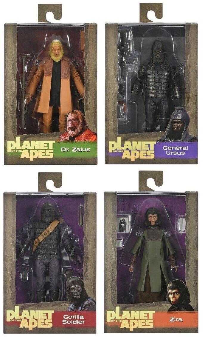 Planet Of The Apes Ultimate 7 Inch Scale Action Figure - Set of 4