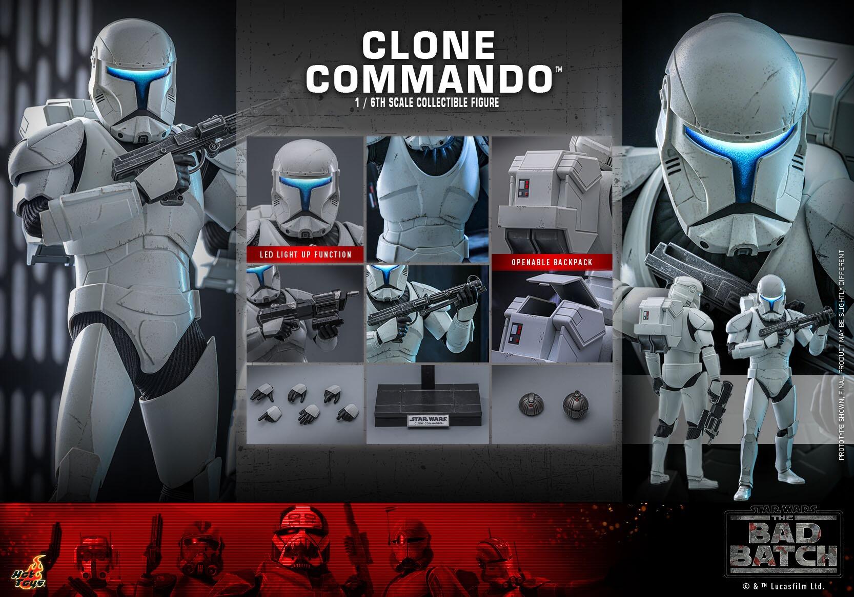 *PREORDER Clone Commando Star Wars The Bad Batch Hot Toys