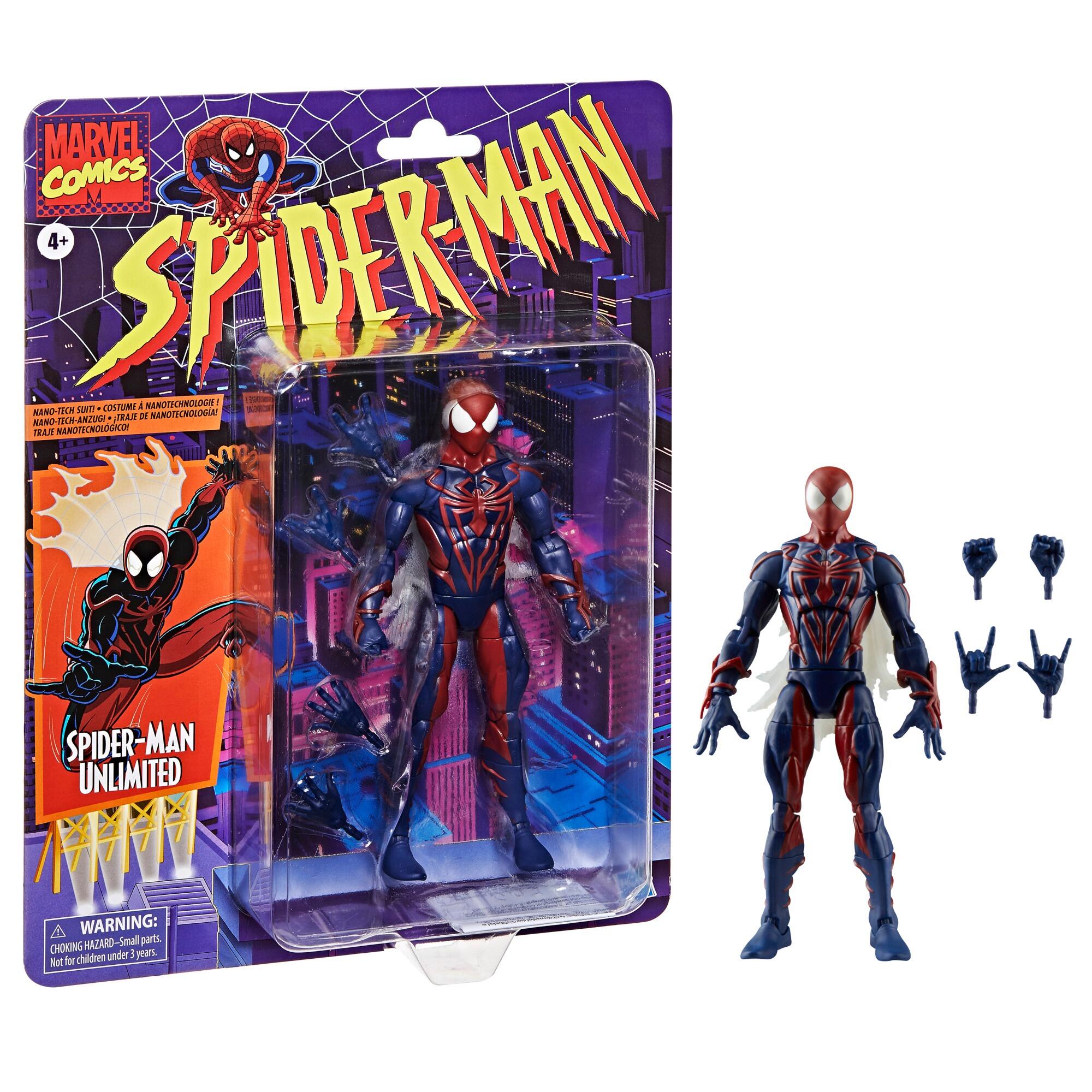 Marvel Legends Spider-Man Retro 6 Inch Action Figure Wave 5 - Spider ...