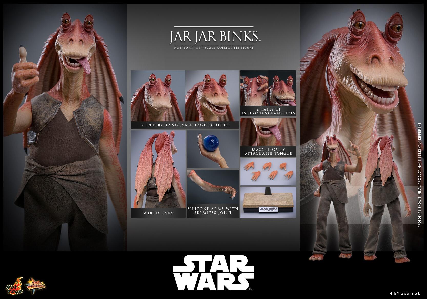 PRE-ORDER Jar Jar Binks Star Wars: The Phantom Menace Hot Toys