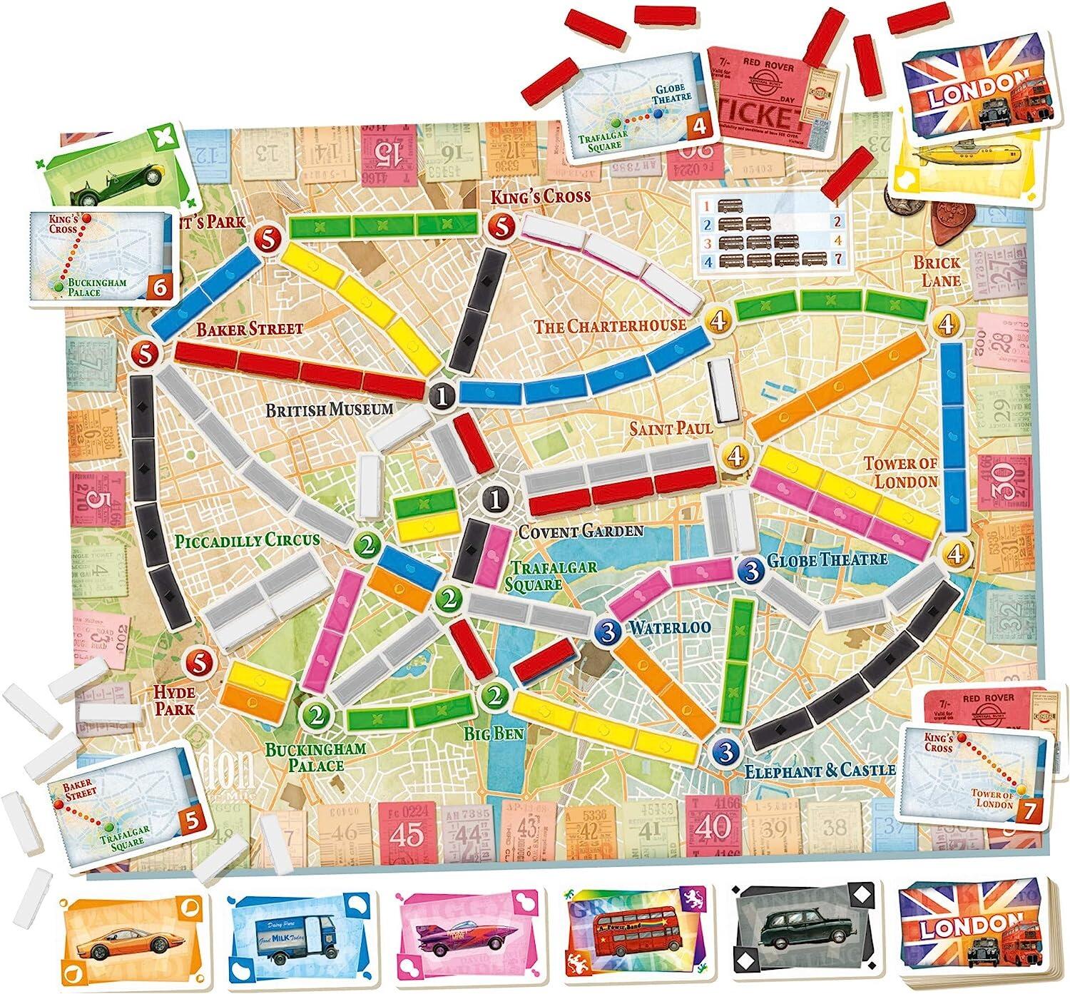 Ticket To Ride Strategy Board Game London