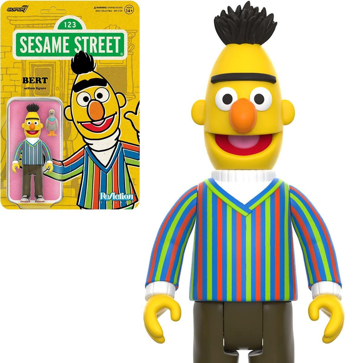 Sesame Street ReAction Action Figure Wave 1 - Bert