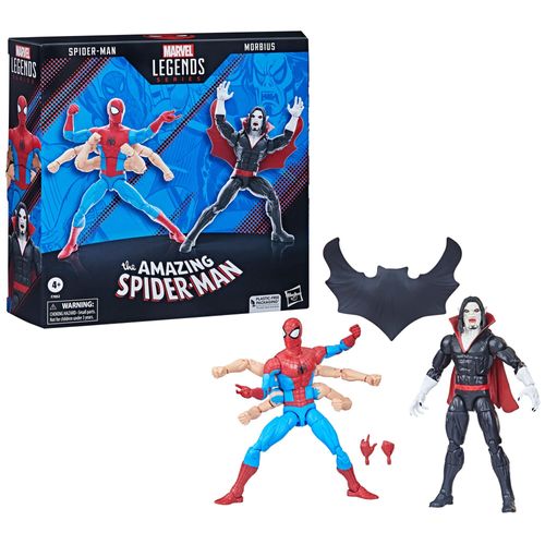 Marvel Legends Series Exclusive 6-Inch Action Figure 2-pack - Spider-Man &amp; Morbius