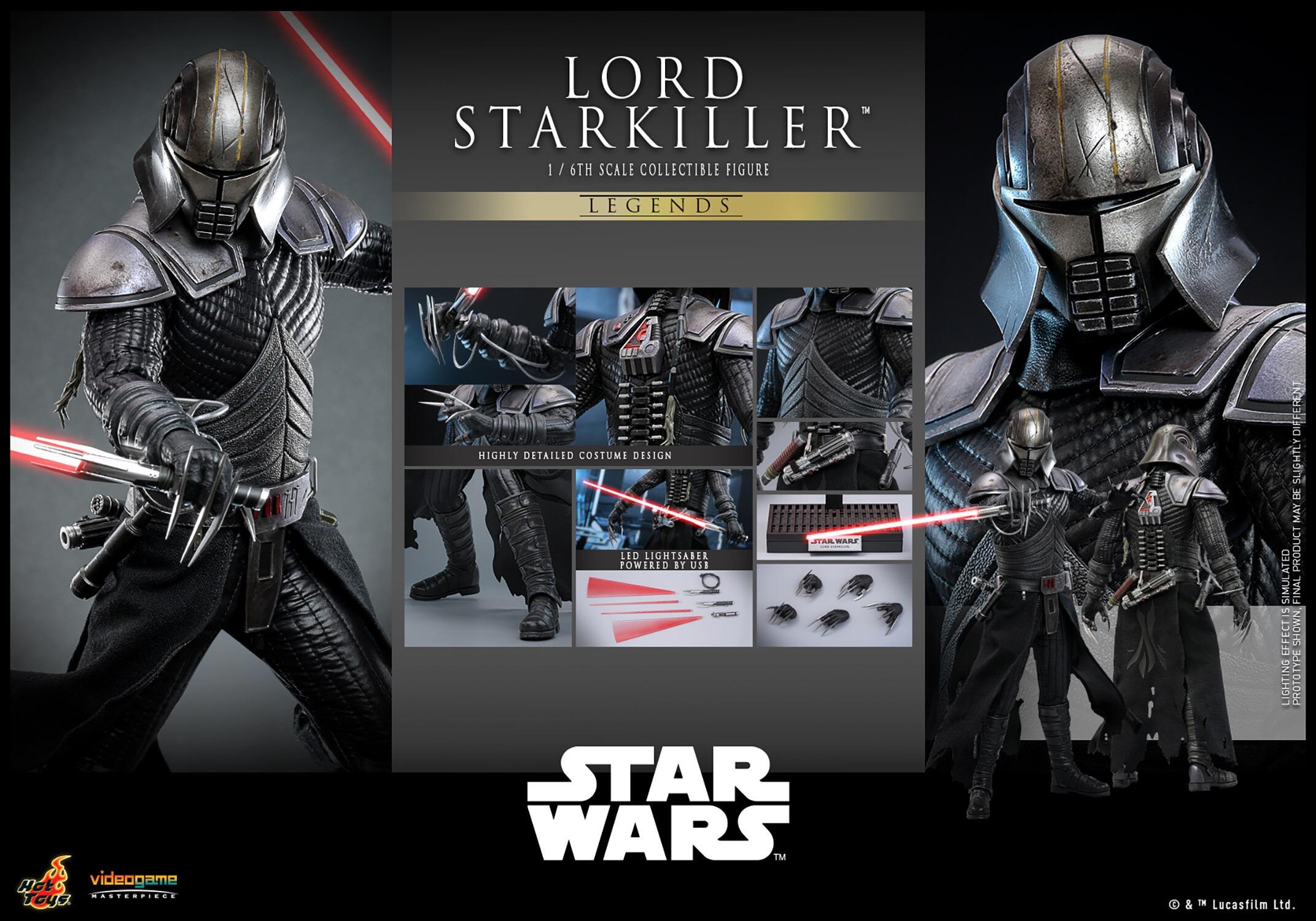 Lord Starkiller - Star Wars Legends Hot Toys Collectibles 1/6 Scale ...