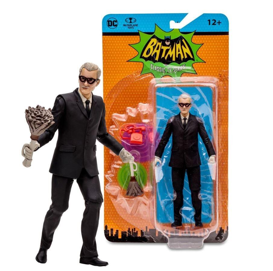 Action Figure DC Retro McFarlane 15 Cm – Wave 10 Assortimento 6 Pezzi – Batman ’66, Nightwing, Alfred, Bookworm, Robin Wax