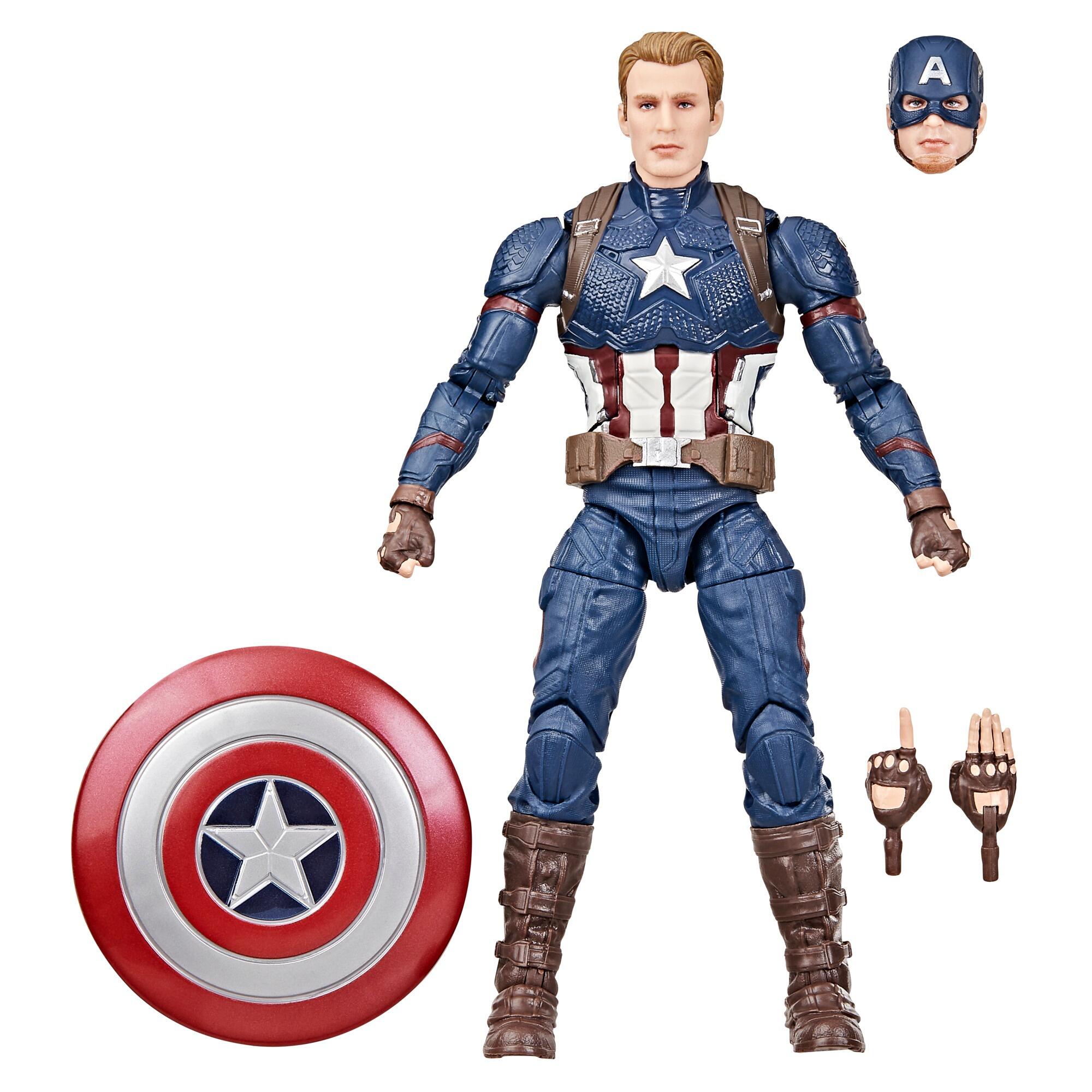 Marvel Avengers Legends Series Captain America - Action Figure 15 Cm Da Endgame, Con Accessorio