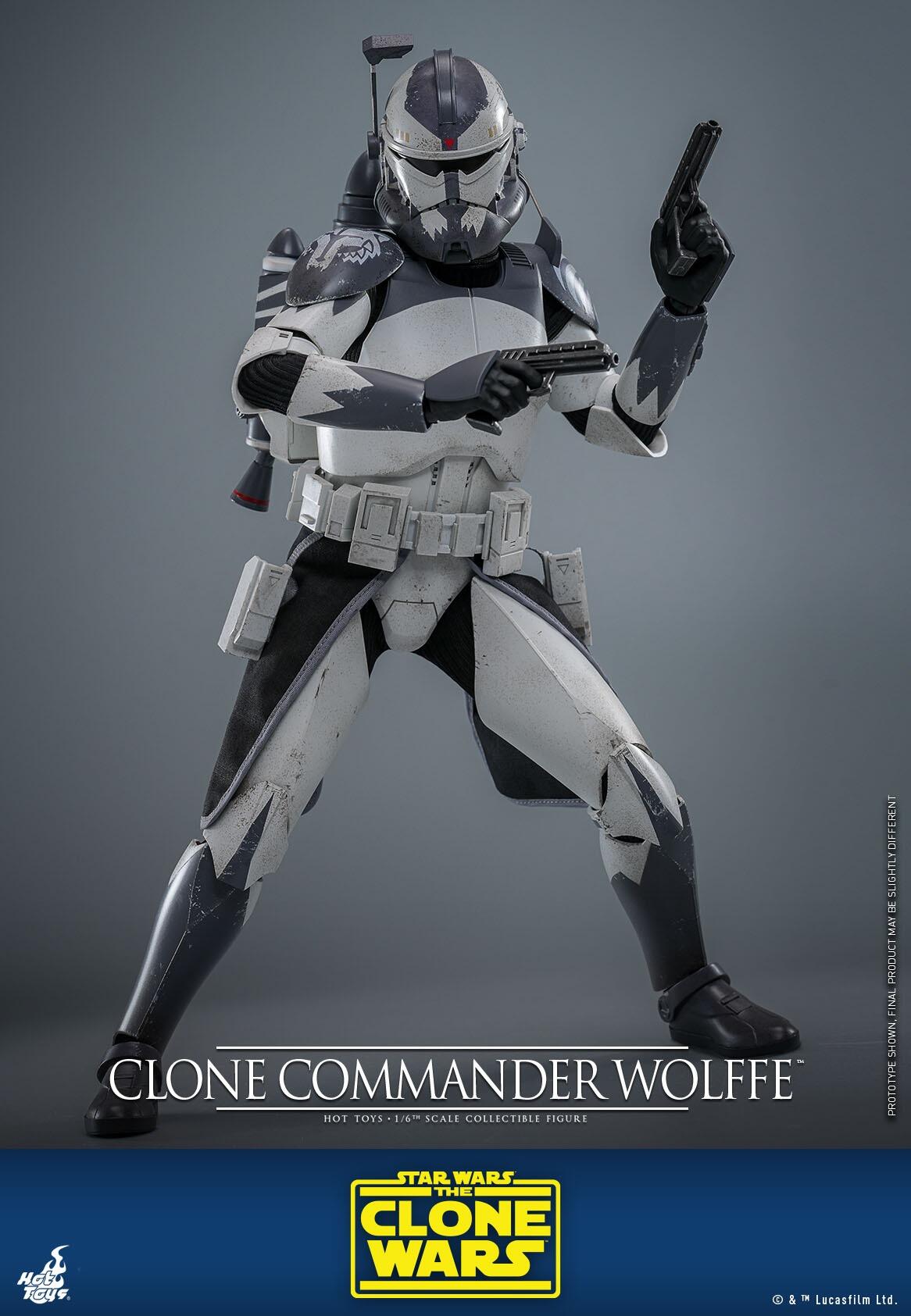 *PREORDER Clone Commander Wolffe Star Wars The Clone Wars Hot Toys Collectibles 1/6 Scale