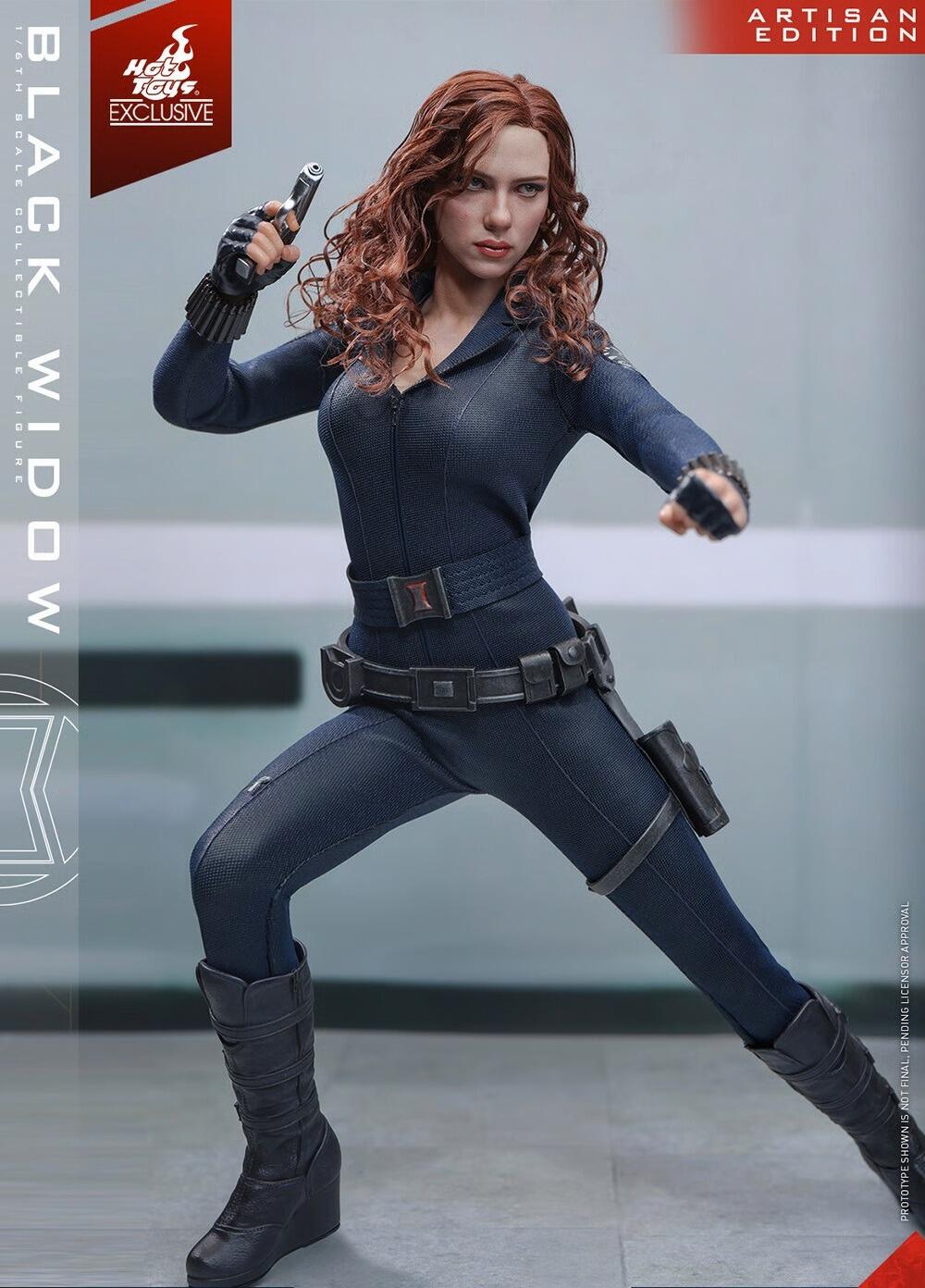 MARVEL BLACK WIDOW フィギュア　ホットトイズ black-widow-artisan-marvel-