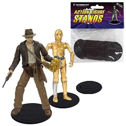 Earth Black Stands for Vintage Star Wars figures and others