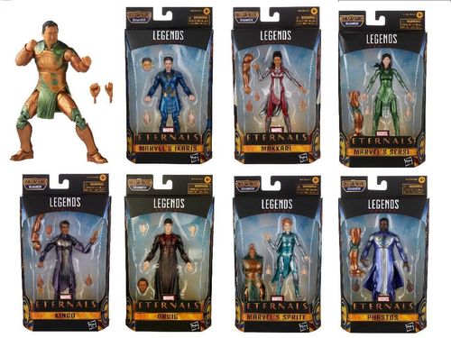 Marvel Legends Eternals Action Figure - Full Set of 7 BAF Gilgamesh