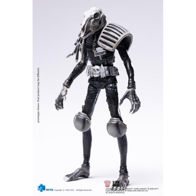 HIYA Toys Judge Dredd 1:18 scale Action Figures - Judge Mortis (Black and  White)