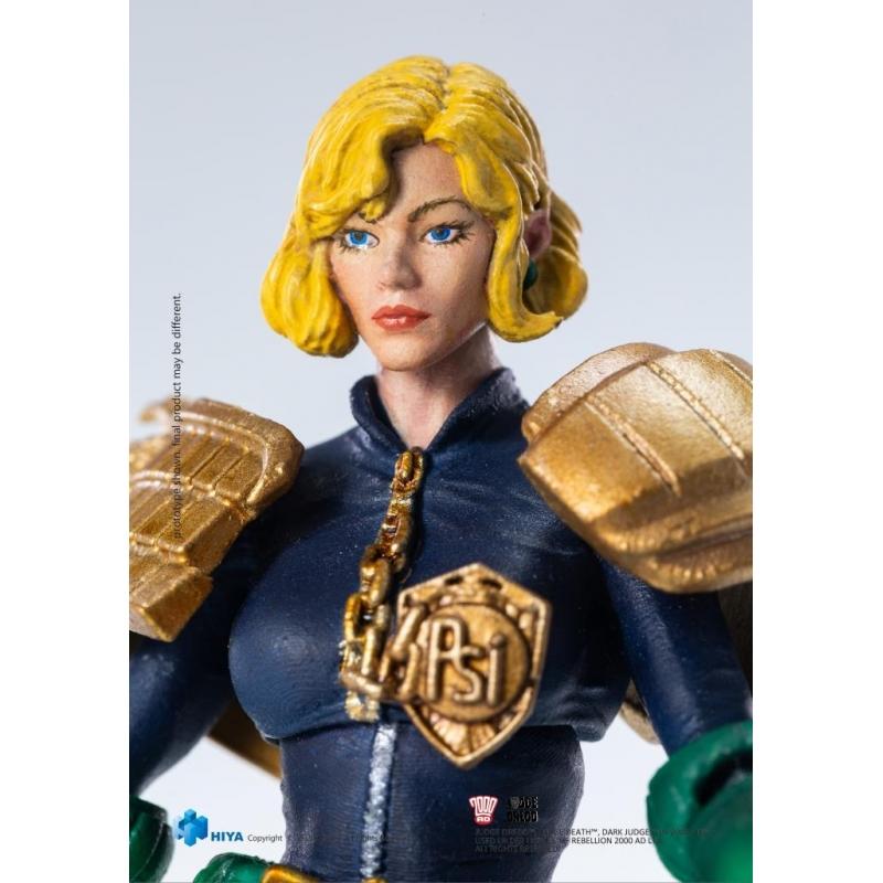 Hiya Toys Judge Dredd 118 Scale Action Figures Judge Anderson And Lawmaster Mk Ii Set 4170