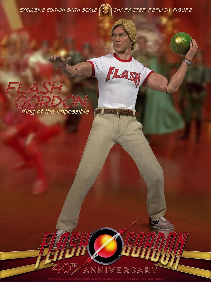 Flash Gordon 1:6 Scale BCS Action Figure - Flash Gordon (King of the  Impossible)