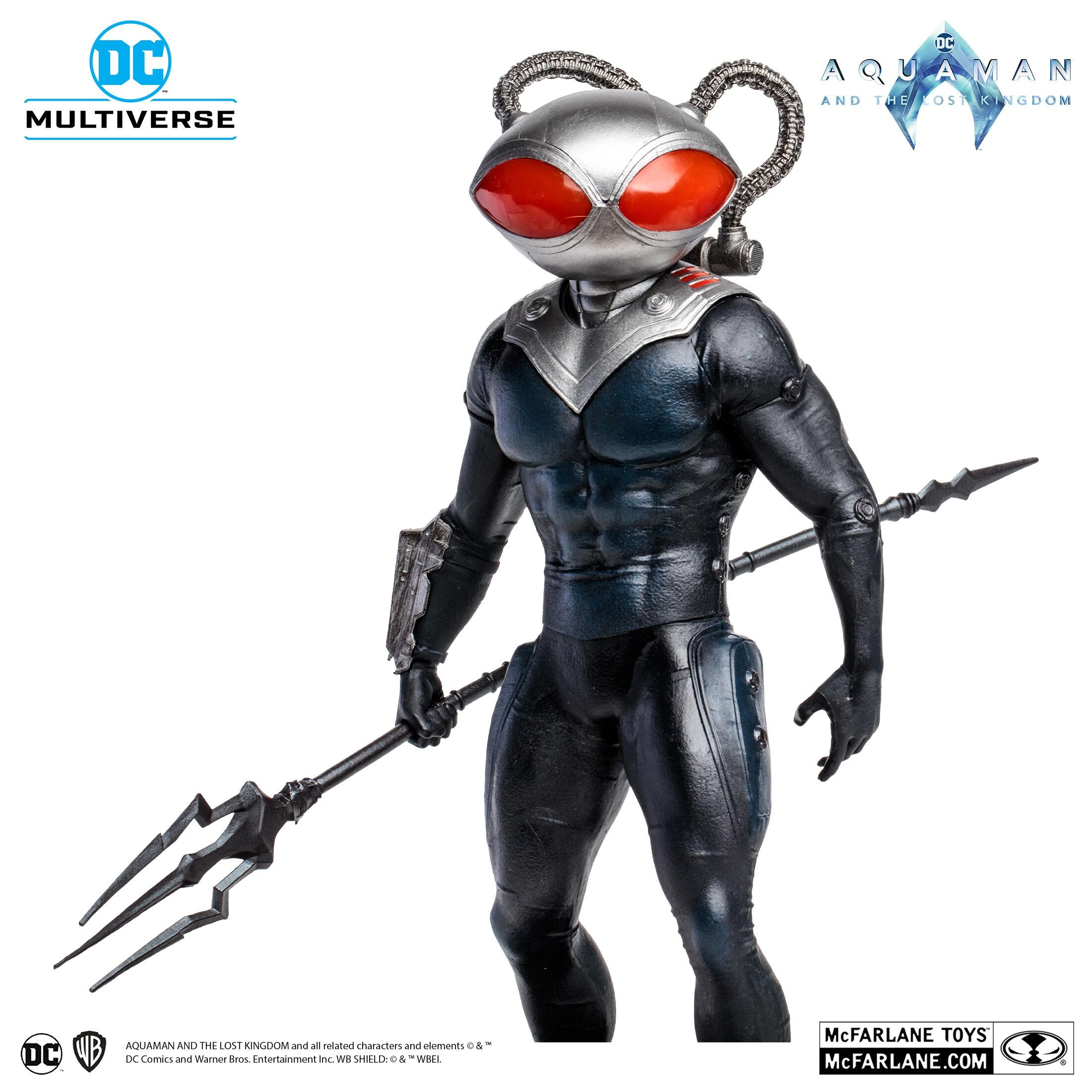 Black manta deals action figure