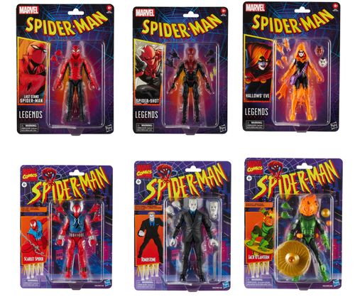 *PRE-ORDER Marvel Legends 6 Inch Spider-Man Retro Action Figure Wave 4 - Set of 6