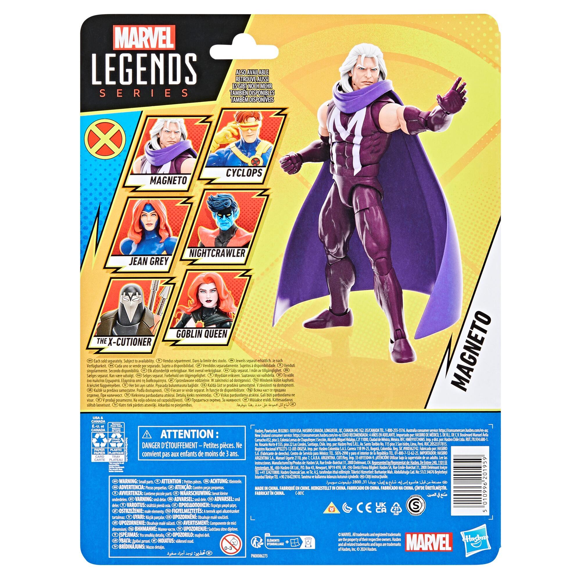 Marvel Legends 6 Inch X-Men '97 Retro Action Figure Wave 2 - Magneto