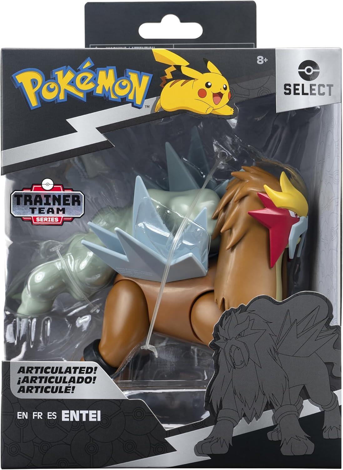 ポケモン セレクト エンテイ スーパー フィギュア 可動式 PKW3201 Pokémon Select Trainer Team Series 6 Inch Super Articulated Figure