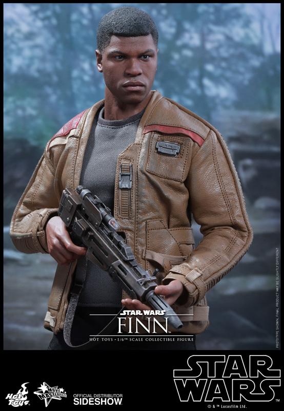 Custom 1/6 Scale Finn Head Sculpt For Star War Costume Hot Toys Figure Body 