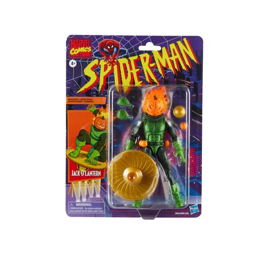 Marvel Legends 6 Inch Spider-Man Retro Action Figure Wave 4 - Jack O'Lantern