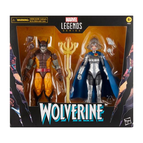Marvel Legends Wolverine 50th Anniversary Action Figure Twin Pack - Wolverine &amp; Lilandra Neramani
