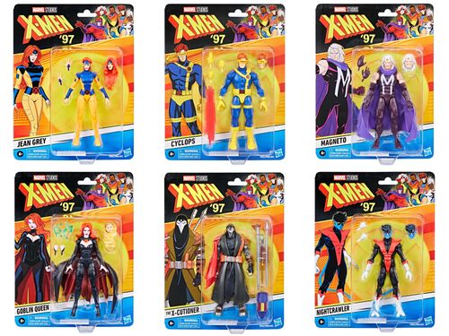 Marvel Legends 6 Inch X-Men '97 Retro Action Figure Wave 2 - Set of 6