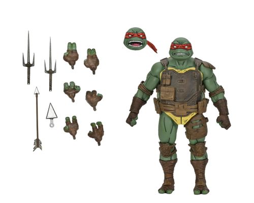 Teenage Mutant Ninja Turtles  Cartoon  Action Figure Ultimate Raphael Vhs 18 Cm