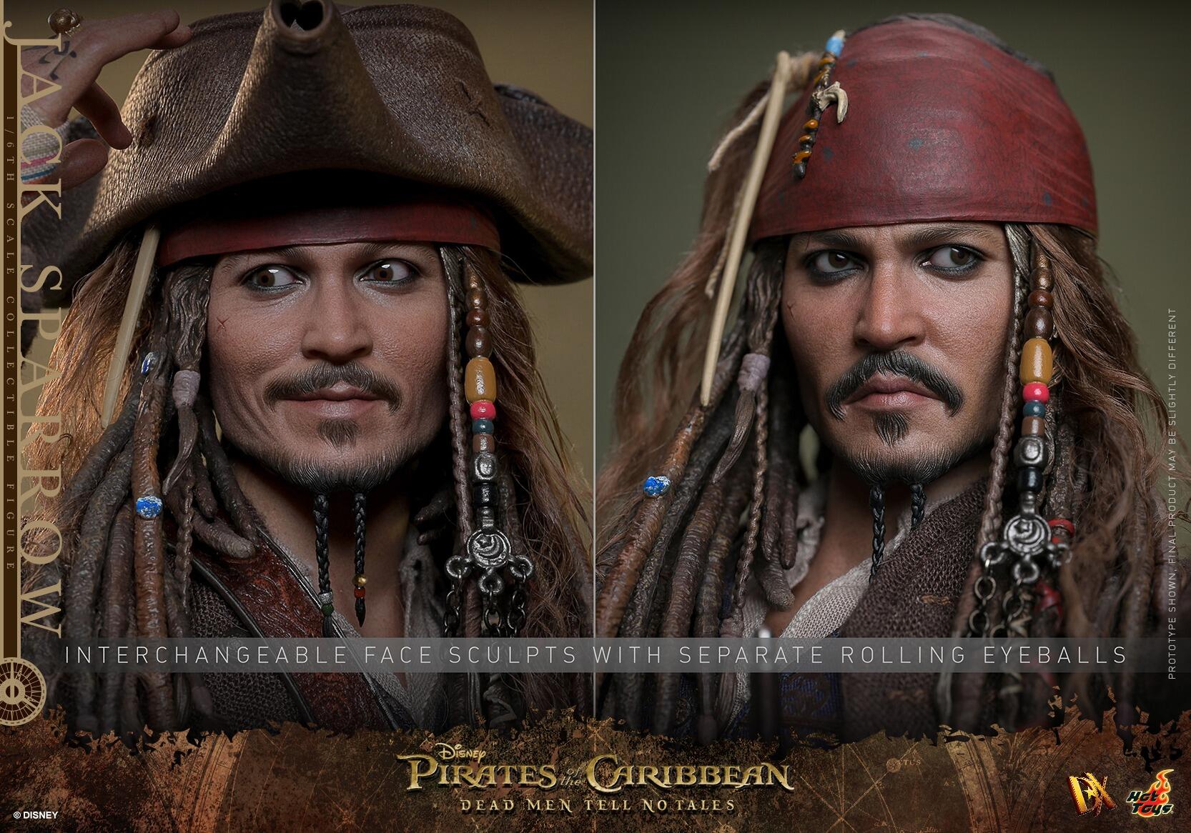 PRE ORDER Captain Jack Sparrow Pirates of the Carribean Dead Men Tell No Tales Hot Toys Collectibles 1 6 Scale Action Figure