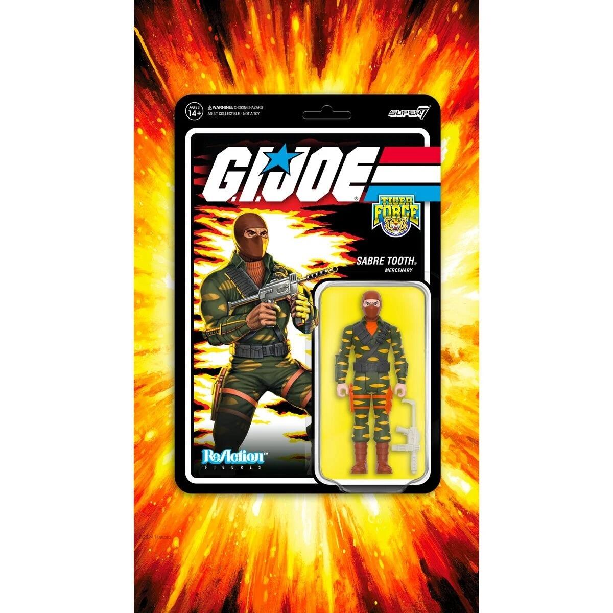 G.I. Joe ReAction Action Figure Wave 8 - Sabre Tooth