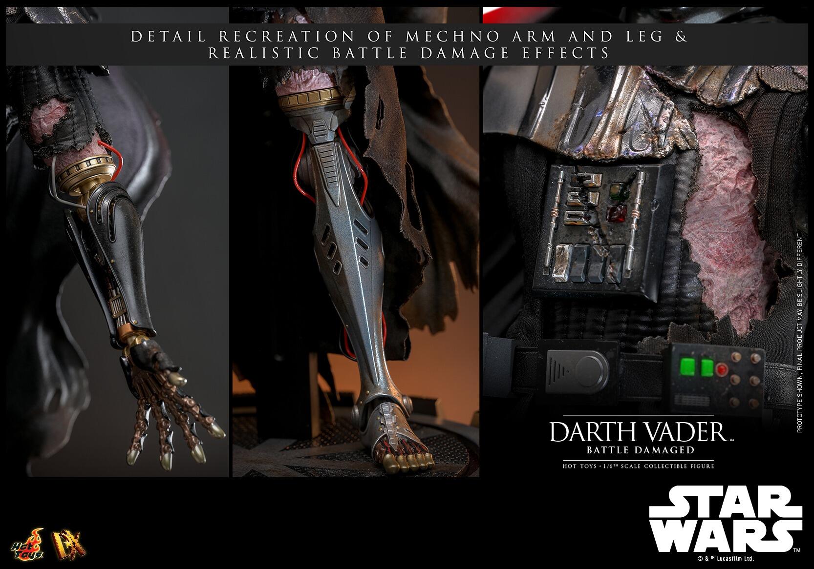 Battle Damaged Darth Vader - Star Wars Hot Toys Collectibles 1/6