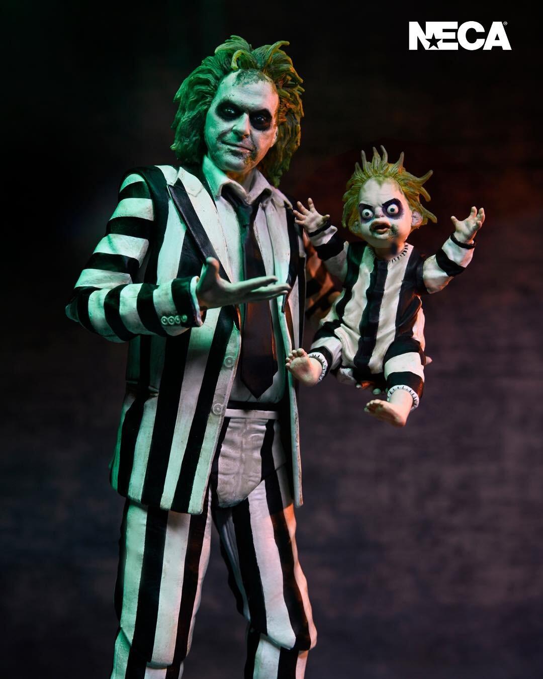 SF・ファンタジー・ホラー NECA BEETLEJUICE 4 Piece Figurine Set Beetlejuice Beetlejuice 7 Inch Ultimate Action Figure