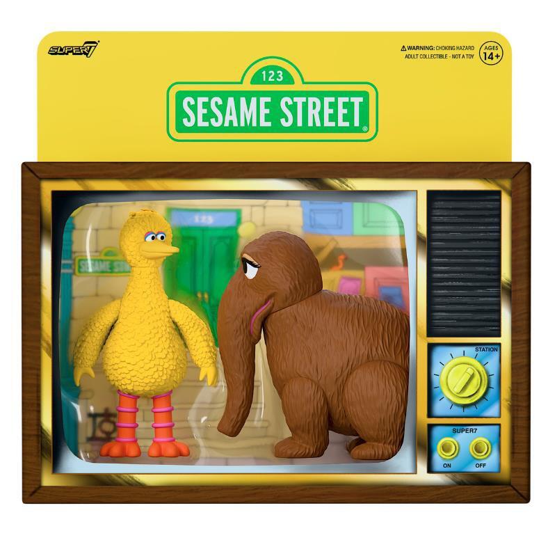 *PRE-ORDER Sesame Street ReAction Action Figure 2-Pack - Big Bird & Mr ...