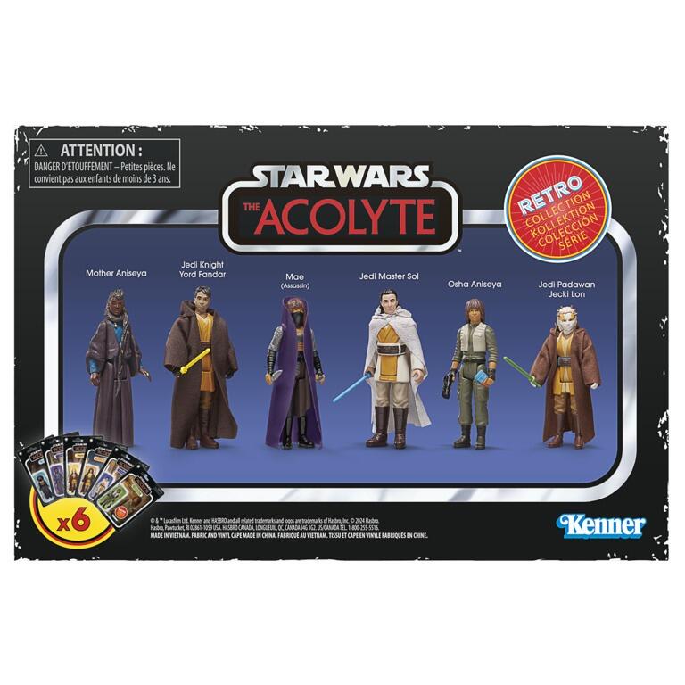 【激レア未開封】Star Wars The Acolyte ストレンジャーセット Star Wars Retro Action Figure The Acolyte - Boxed Set of 6