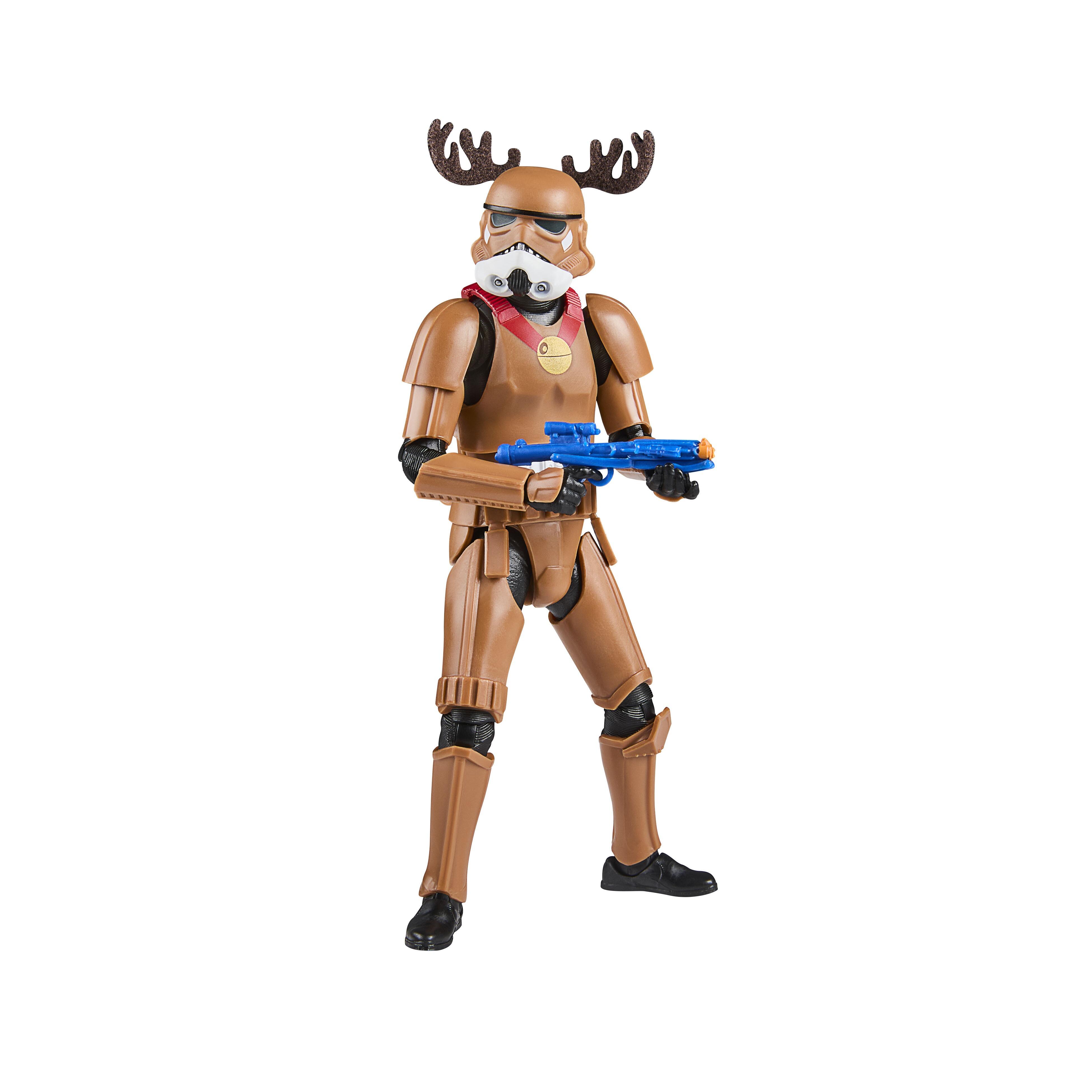 Star Wars The Black Series – Stormtrooper Del Primo Ordine (Holiday Edition) Con Droide-Topo, Action Figure Da 15 Cm, Collezionabile A Tema Festivo, Hasbro - 5