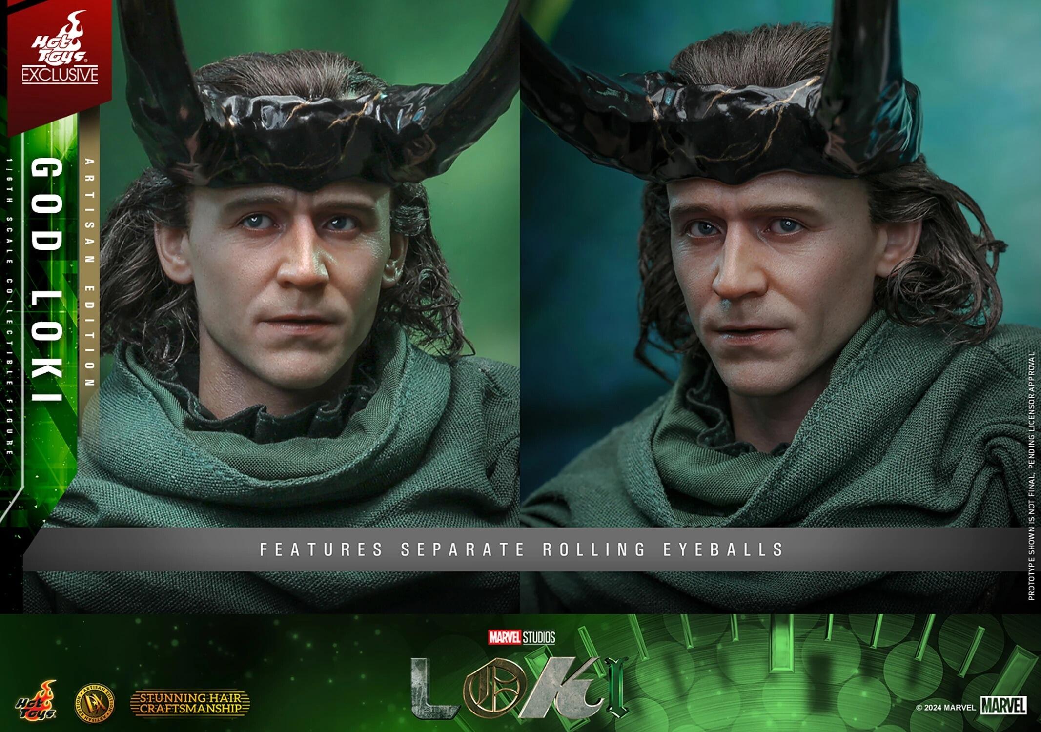 は*と様 Hot Toys God Loki 1/6スケールフィギュア　通常盤 God Loki (Artisan Edition) - Loki Hot Toys Exclusive Collectibles