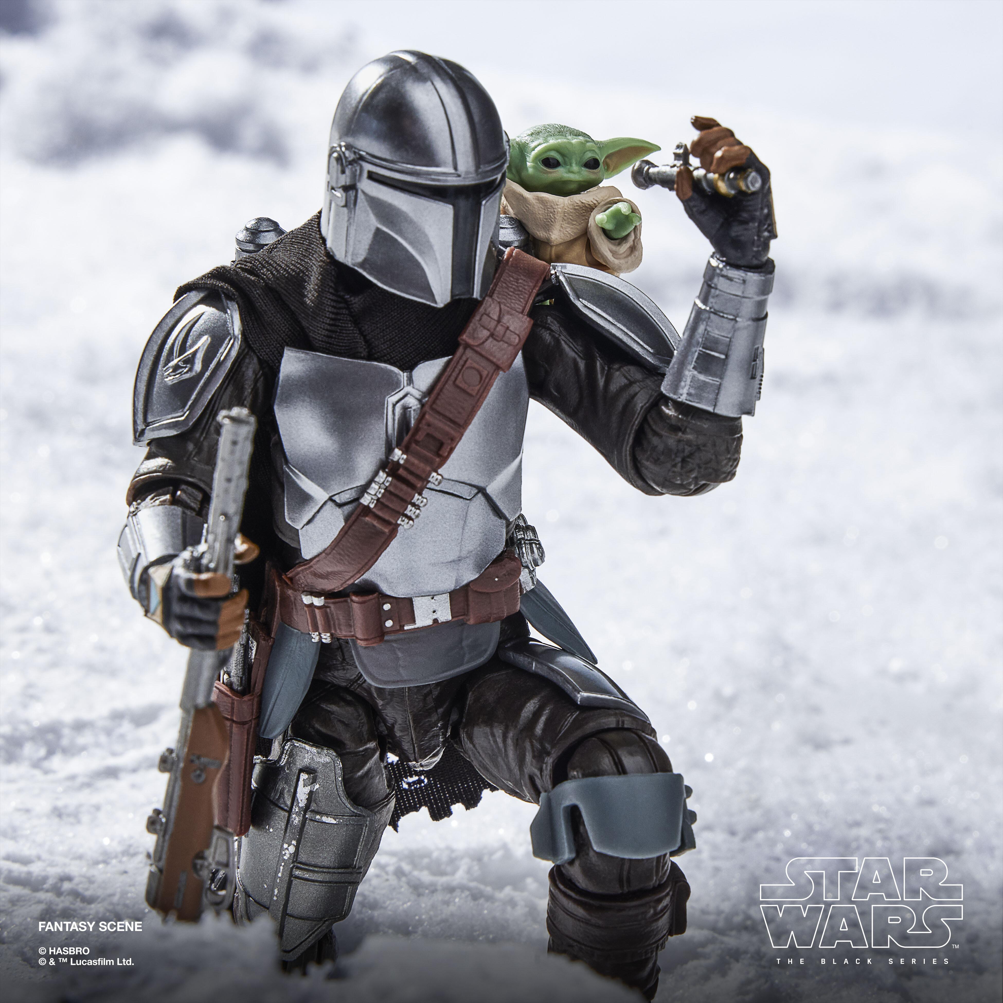 Star Wars Black Series 6 Inch Deluxe Action Figure - The Mandalorian ...