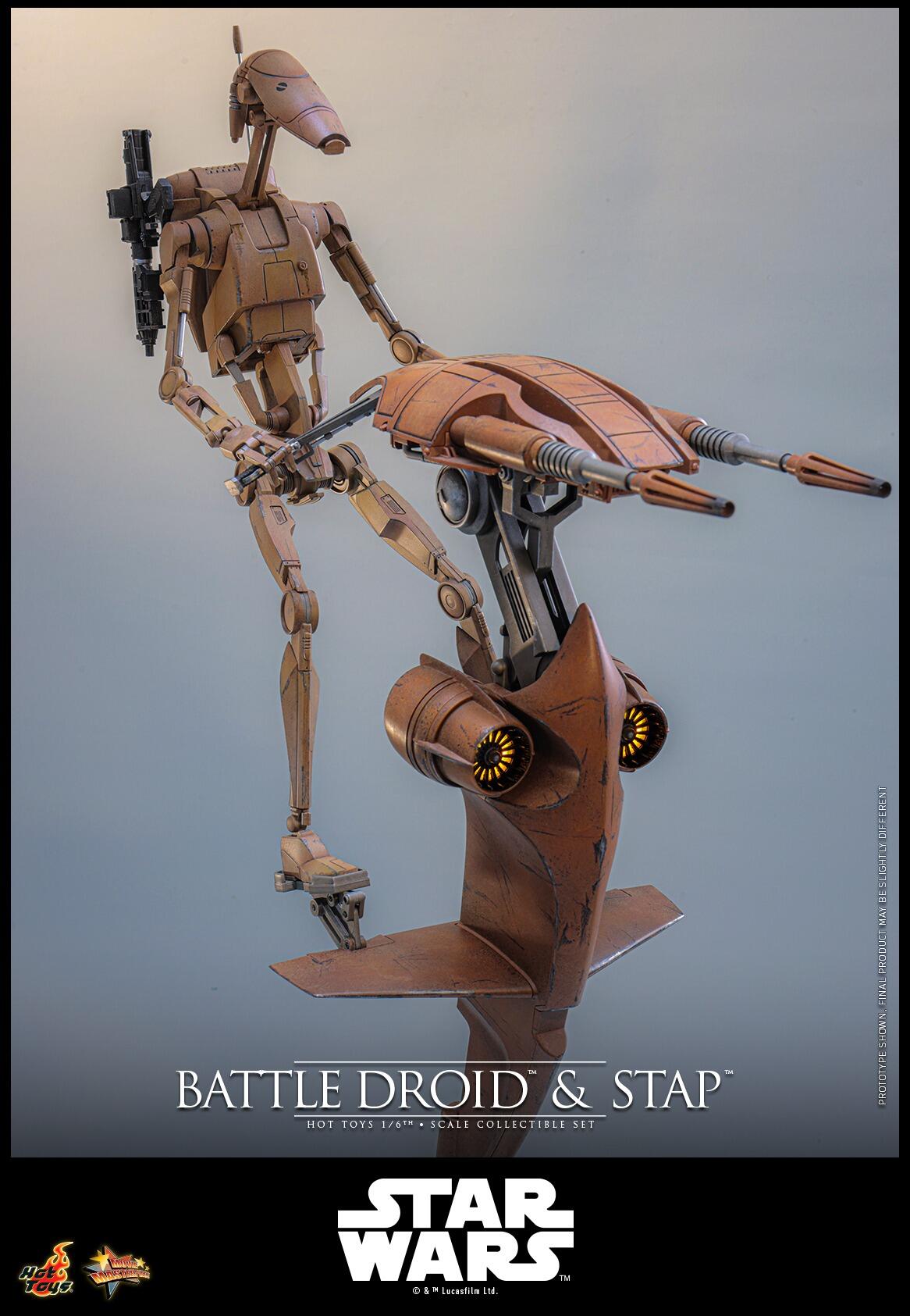 *PRE-ORDER B1 Battle Droid & STAP - Star Wars: The Phantom Menace Hot ...