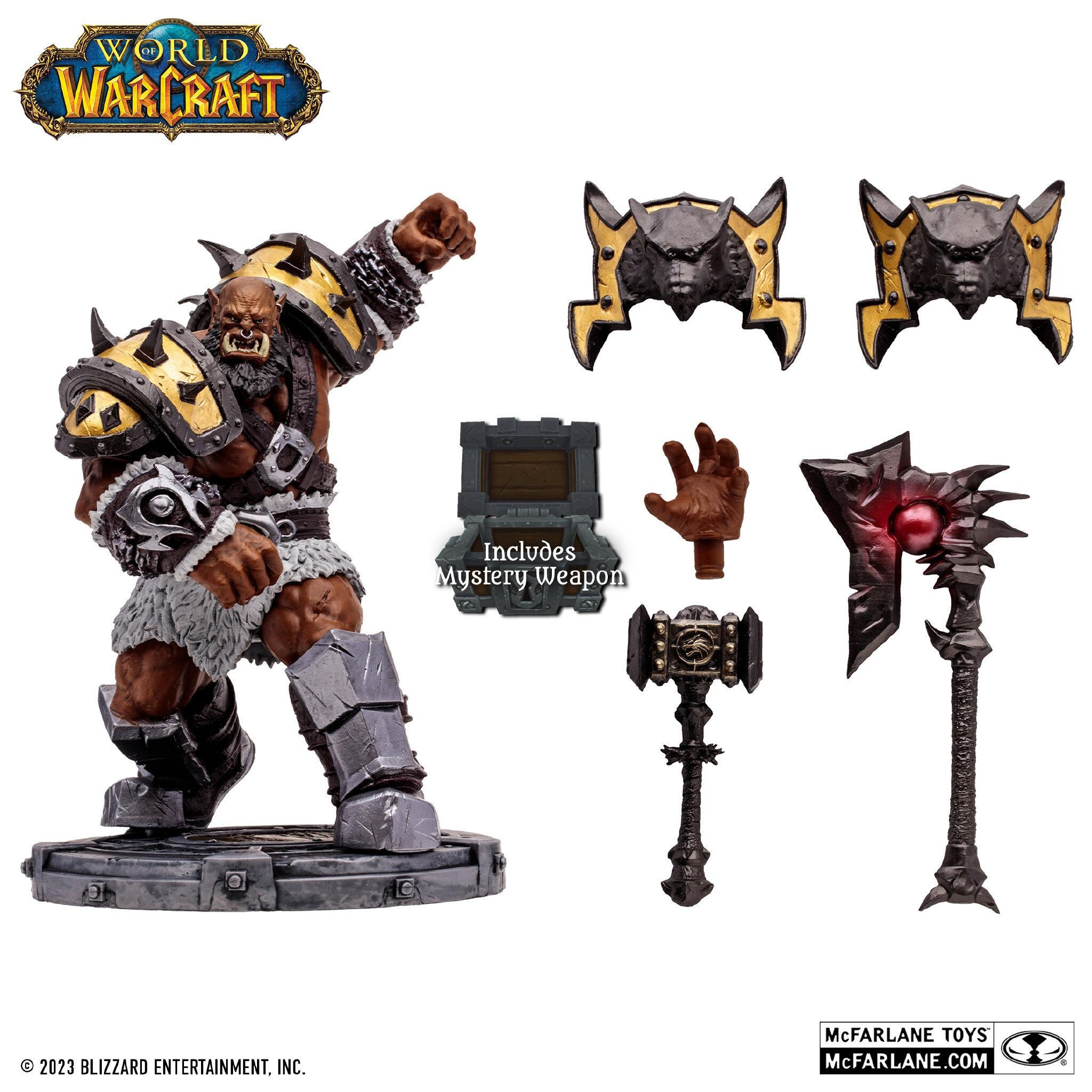 World of Warcraft 6 Inch Posed Figure Wave 1 - Orc Warrior/ Shaman