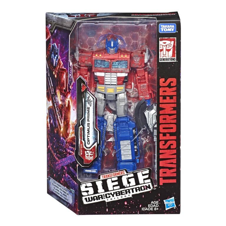 Transformers War for Cybertron Siege Voyager Class Action Figure Optimus Prime