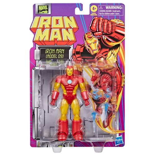 *PRE-ORDER Marvel Legends Iron Man Retro 6 Inch Action Figure - Iron Man (Model 09)