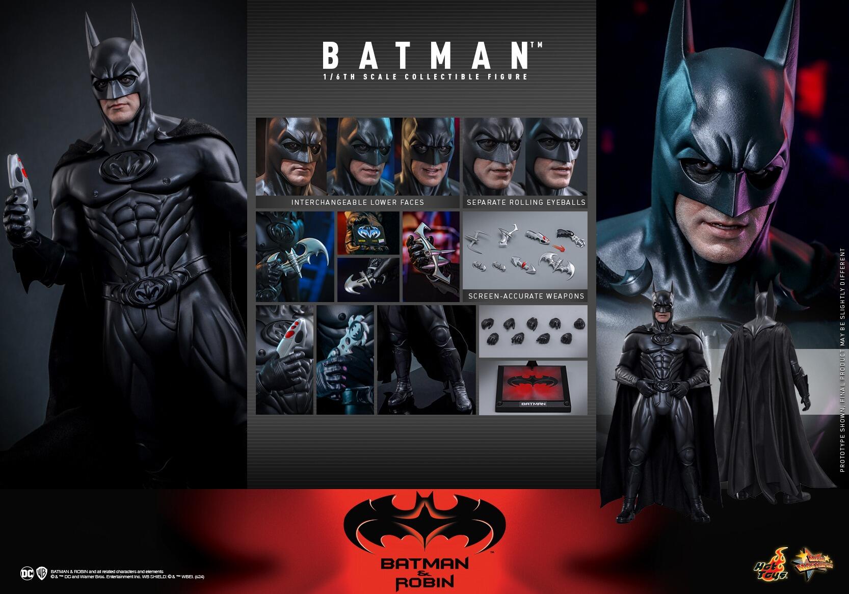 Batman - DC Batman & Robin Hot Toys Collectibles 1/6 Scale Action Batman - DC Batman & Robin Hot Toys Collectibles 1/6 Scale Action