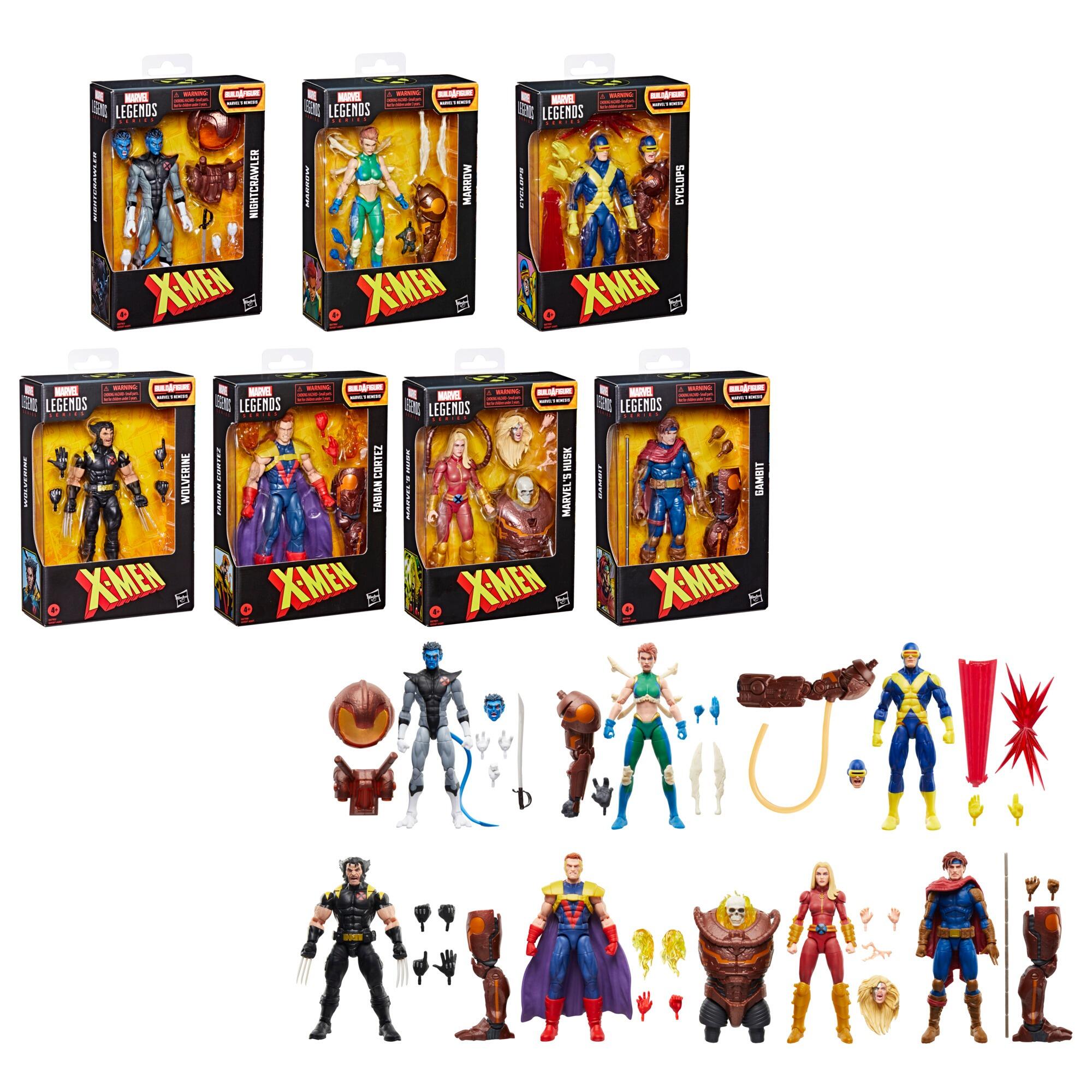 Marvel Legends X-Men 6 Inch Scale Action Figure - Set of 7 (BAF