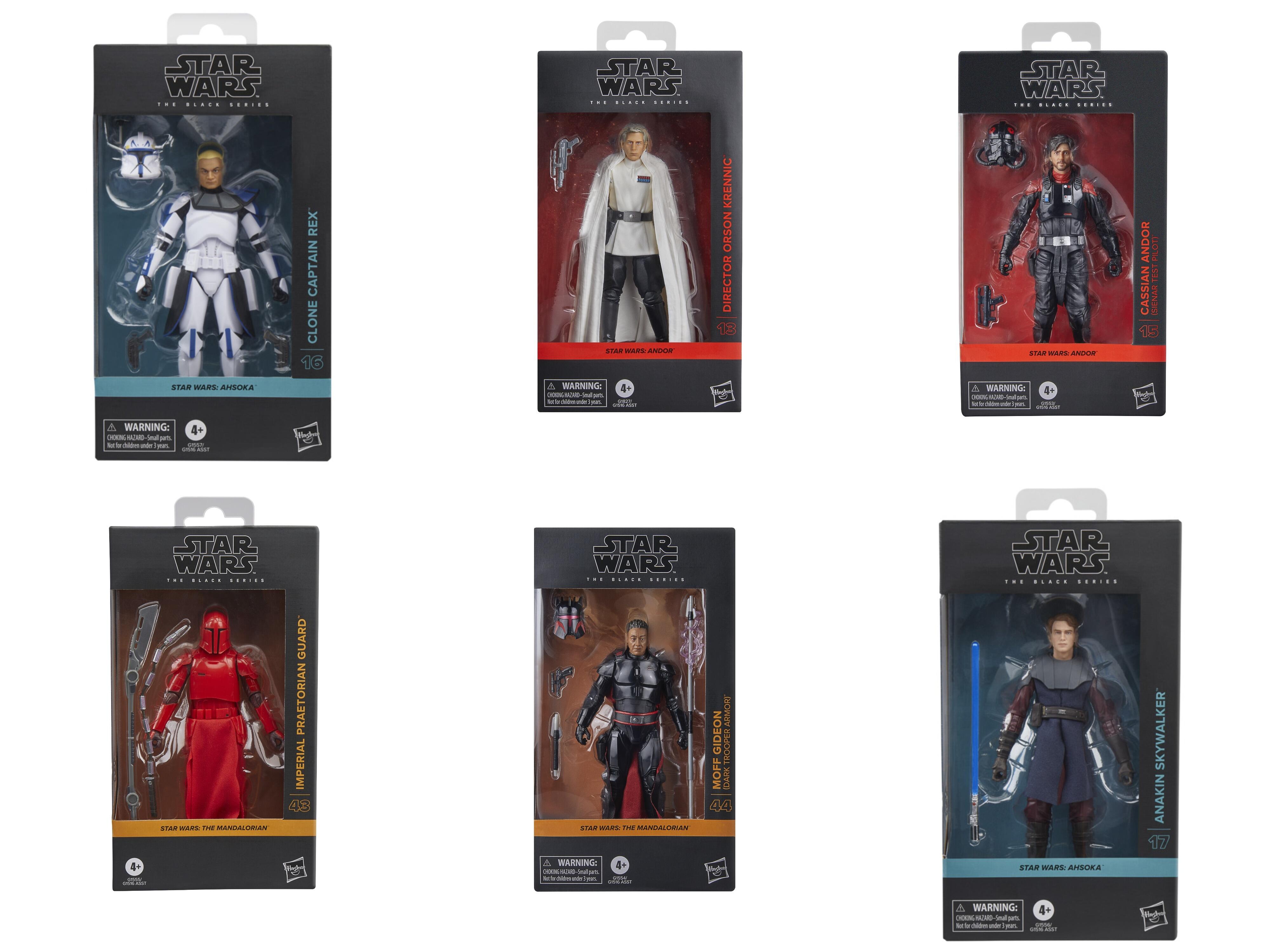 Star Wars Black Series 6 Inch Action Figure Wave 46 - Set of 6