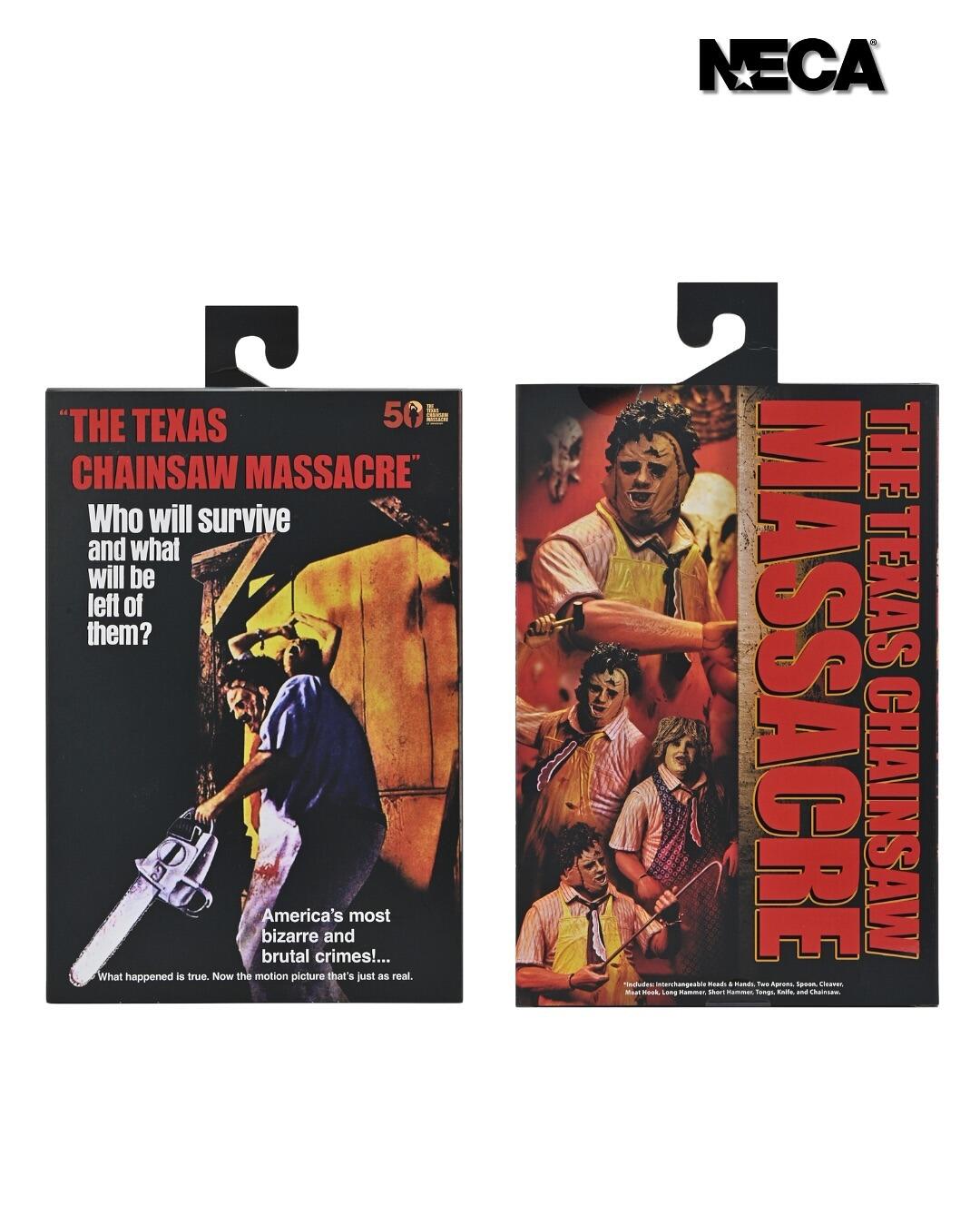 NECA Leatherface - Action Figure Toony Terrors 6'' - Serie 2 - Modello Da Collezione Texas Chainsaw Massacre