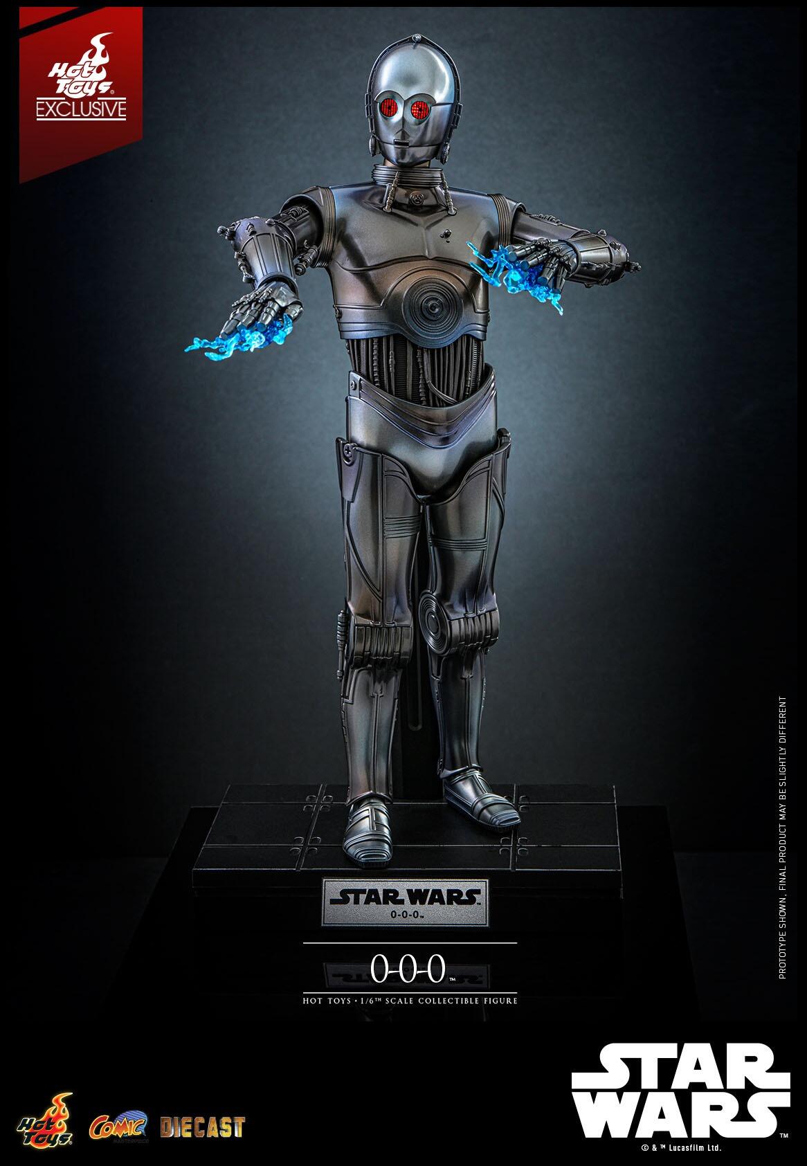 0-0-0 (Triple Zero) Star Wars Legends Hot Toys Exclusive