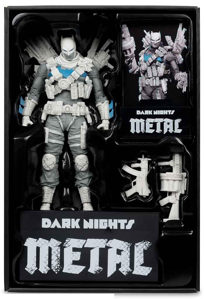 DC Multiverse 7 Inch Action Figure - The Grim Knight (B&W Accent