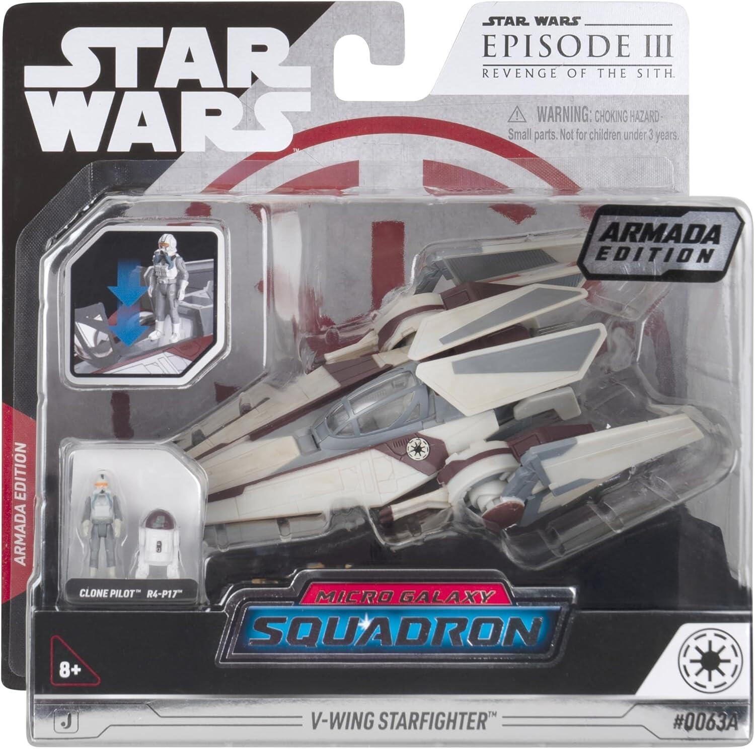 Star Wars Micro Galaxy Squadron Inch Vehicle Series V-Wing