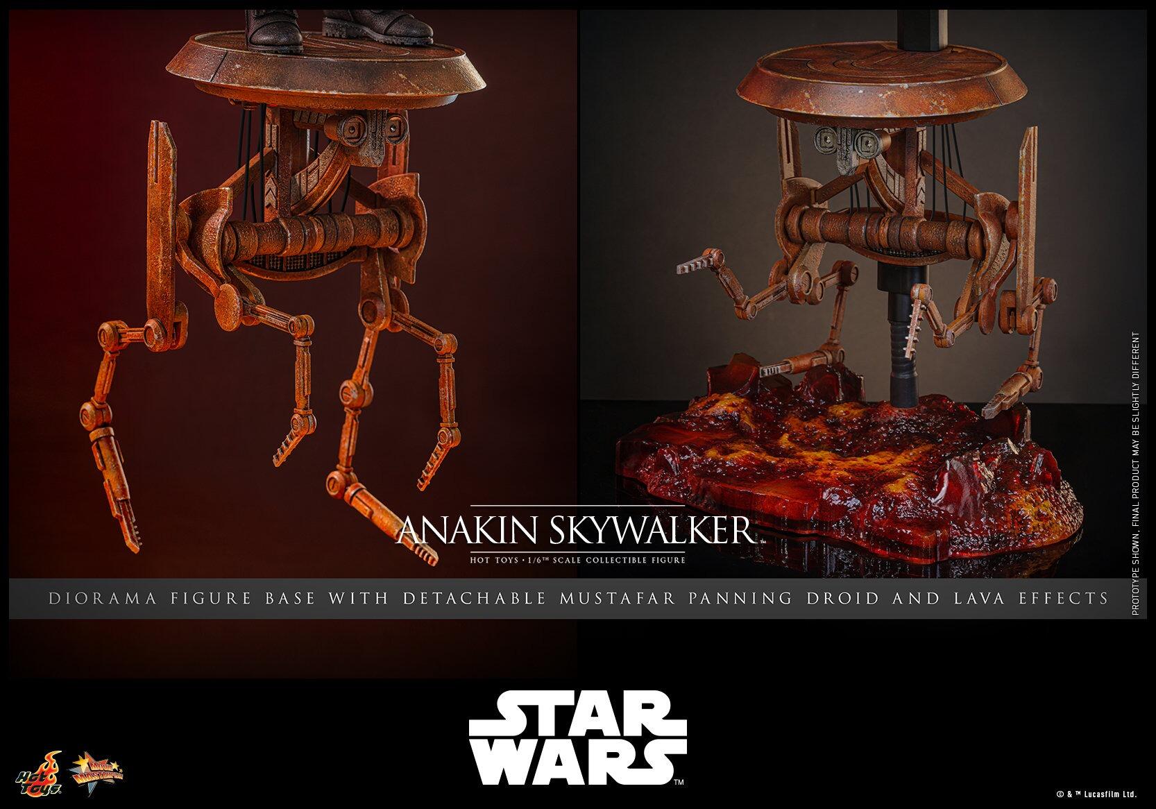 Hasbro Star Wars Lava Reflection Anakin/Darth Vader Figura Esclusiva, Altezza 10,2 Cm, Con Accessori Intercambiabili