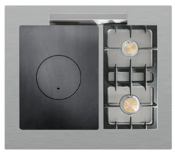 Lacanche 3 burners with simmer plate