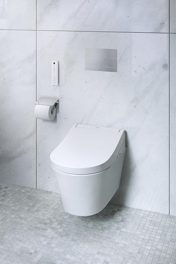 Toto Rg washlet in bathroom setting