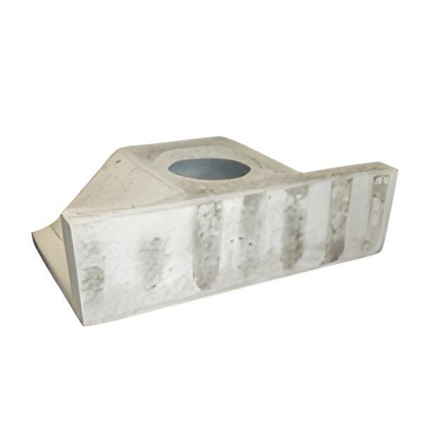 Concrete gather on whit ebackground
